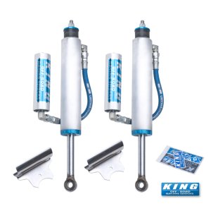 GMC Sierra 3500 Shock Absorber Set - Front - King Shocks - 2.5 Dia Remote Reservoir - `00-`10